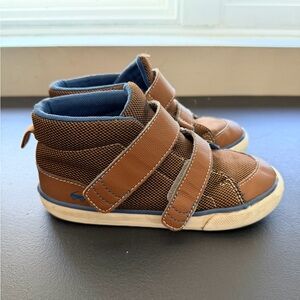 See Kai Run Dean Adapt Brown Kids Shoes with Velcro Straps